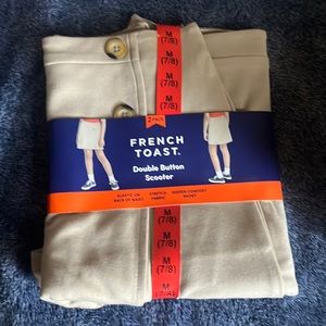 NWT French Toast Double Button Skooter